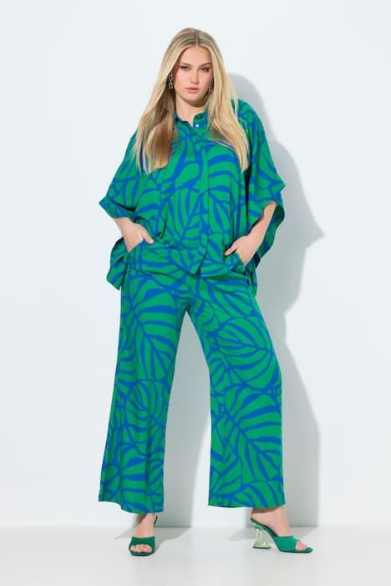 Moda za polnejše Hlače širokih nogavica elastičnog struka plus velikost, xxl, Ulla Popken in Johann Popken (JP1880)