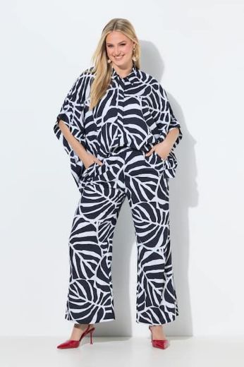 Moda za polnejše Hlače širokih nogavica elastičnog struka plus velikost, xxl, Ulla Popken in Johann Popken (JP1880)