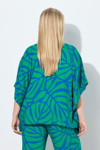 Moda za polnejše Bluza 3/4 rukava šireg kroja s kragnom plus velikost, xxl, Ulla Popken in Johann Popken (JP1880)