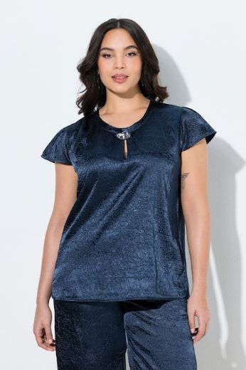 Moda za polnejše Bluza kratkih rukava A kroja plus velikost, xxl, Ulla Popken in Johann Popken (JP1880)