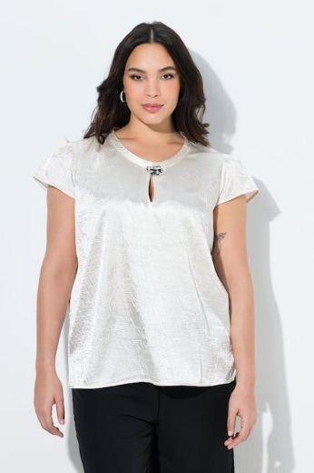 Moda za polnejše Bluza kratkih rukava A kroja plus velikost, xxl, Ulla Popken in Johann Popken (JP1880)