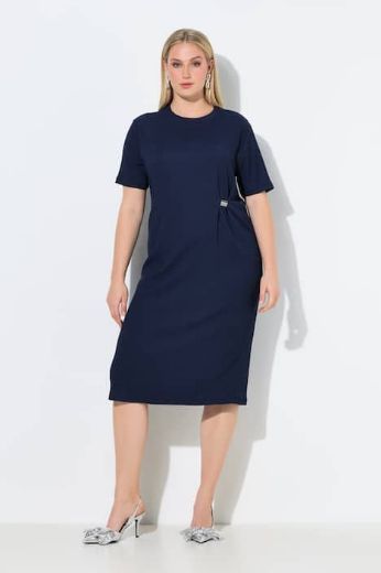 Moda za polnejše Haljina midi kratkih rukava plus velikost, xxl, Ulla Popken in Johann Popken (JP1880)