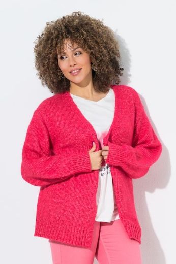 Moda za polnejše Kardigan pleteni otvorenog kroja plus velikost, xxl, Ulla Popken in Johann Popken (JP1880)