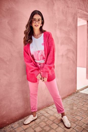 Moda za polnejše Kardigan pleteni otvorenog kroja plus velikost, xxl, Ulla Popken in Johann Popken (JP1880)