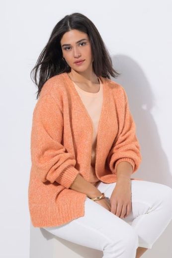 Moda za polnejše Kardigan pleteni otvorenog kroja plus velikost, xxl, Ulla Popken in Johann Popken (JP1880)