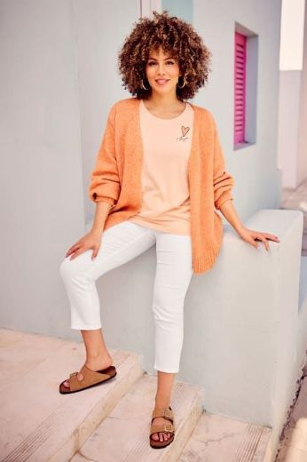 Moda za polnejše Kardigan pleteni otvorenog kroja plus velikost, xxl, Ulla Popken in Johann Popken (JP1880)