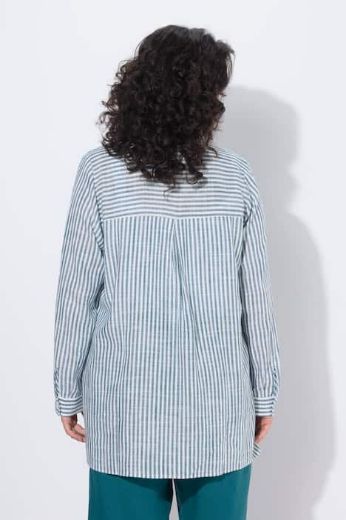 Moda za polnejše Bluza od mješavine lana dužeg kraja plus velikost, xxl, Ulla Popken in Johann Popken (JP1880)