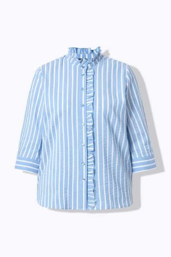 Moda za polnejše Bluza 3/4 rukava A kroja plus velikost, xxl, Ulla Popken in Johann Popken (JP1880)