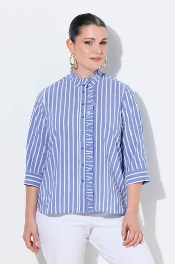 Moda za polnejše Bluza 3/4 rukava A kroja plus velikost, xxl, Ulla Popken in Johann Popken (JP1880)