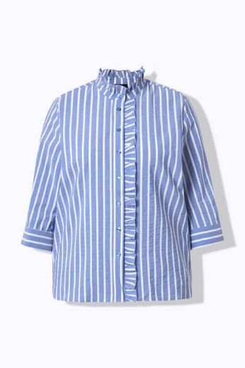 Moda za polnejše Bluza 3/4 rukava A kroja plus velikost, xxl, Ulla Popken in Johann Popken (JP1880)