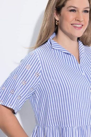 Moda za polnejše Haljina maxi kratkih rukava A kroja plus velikost, xxl, Ulla Popken in Johann Popken (JP1880)