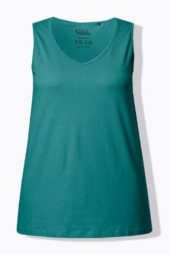 Moda za polnejše Top V ovratnika plus velikost, xxl, Ulla Popken in Johann Popken (JP1880)