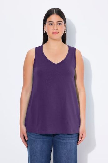 Moda za polnejše Top V ovratnika plus velikost, xxl, Ulla Popken in Johann Popken (JP1880)