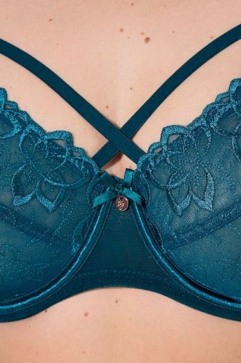 Moda za polnejše Grudnjak s dodatkom ukrasne čipke i ukrasnim naramenicama plus velikost, xxl, Ulla Popken in Johann Popken (JP1880)