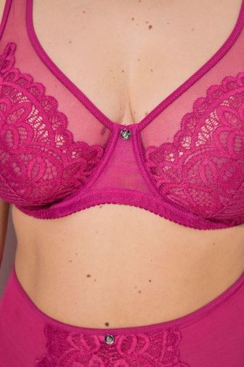 Moda za polnejše Grudnjak sa žicom i čipkom plus velikost, xxl, Ulla Popken in Johann Popken (JP1880)