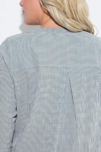 Moda za polnejše Bluza 3/4 rukavi s gumbićima plus velikost, xxl, Ulla Popken in Johann Popken (JP1880)