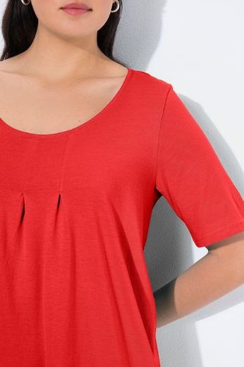 Moda za polnejše Majica s naborima duži model plus velikost, xxl, Ulla Popken in Johann Popken (JP1880)