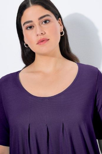 Moda za polnejše Majica s naborima duži model plus velikost, xxl, Ulla Popken in Johann Popken (JP1880)