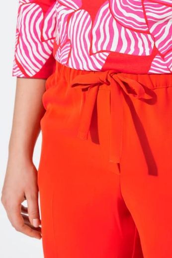 Moda za polnejše Hlače ravnog kroja nogavica s vezanjem u struku plus velikost, xxl, Ulla Popken in Johann Popken (JP1880)