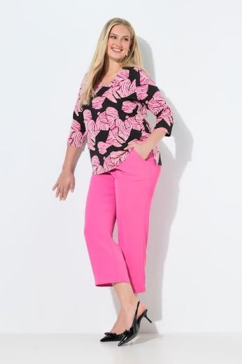 Moda za polnejše Hlače ravnog kroja nogavica s vezanjem u struku plus velikost, xxl, Ulla Popken in Johann Popken (JP1880)