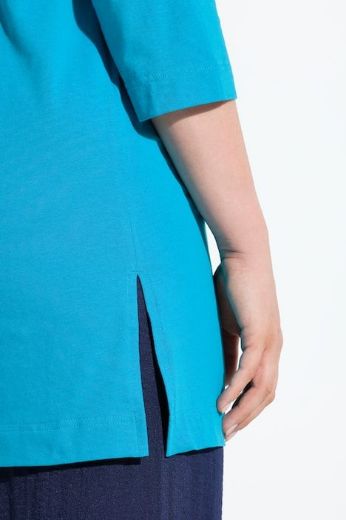 Moda za polnejše Majica duži model V ovratnika plus velikost, xxl, Ulla Popken in Johann Popken (JP1880)