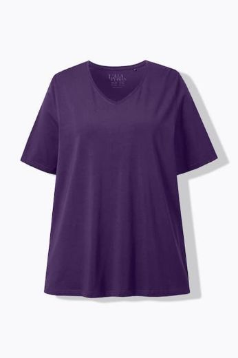 Moda za polnejše Majica V izreza A kroja kratkih rukava plus velikost, xxl, Ulla Popken in Johann Popken (JP1880)