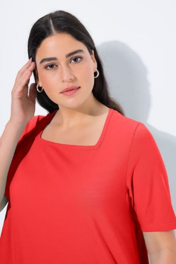 Moda za polnejše Majica kratkih rukava A kroja plus velikost, xxl, Ulla Popken in Johann Popken (JP1880)