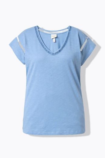 Moda za polnejše Majica kratkih rukava V ovratnika plus velikost, xxl, Ulla Popken in Johann Popken (JP1880)