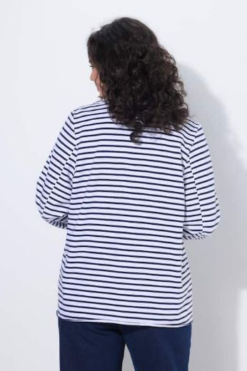 Moda za polnejše Sako na pruge plus velikost, xxl, Ulla Popken in Johann Popken (JP1880)