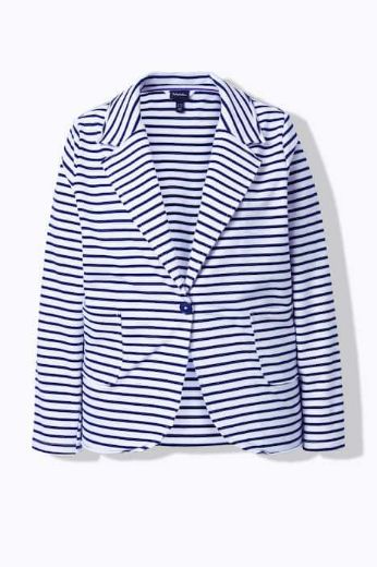 Moda za polnejše Sako na pruge plus velikost, xxl, Ulla Popken in Johann Popken (JP1880)