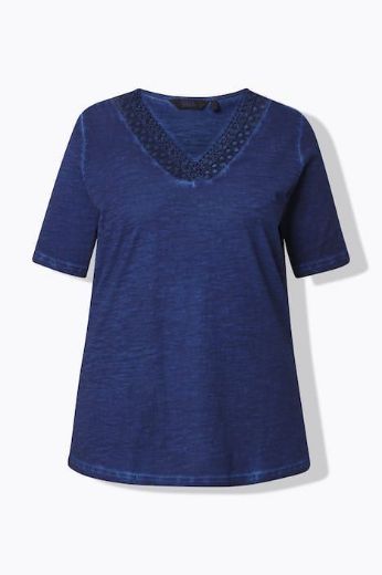 Moda za polnejše Majica kratkih rukava V ovratnika plus velikost, xxl, Ulla Popken in Johann Popken (JP1880)