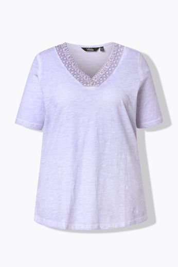 Moda za polnejše Majica kratkih rukava V ovratnika plus velikost, xxl, Ulla Popken in Johann Popken (JP1880)