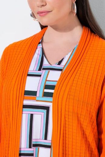 Moda za polnejše Kardigan dugih rukava A kroja plus velikost, xxl, Ulla Popken in Johann Popken (JP1880)