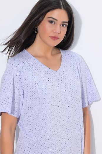 Moda za polnejše Majica kratkih rukava V izrez plus velikost, xxl, Ulla Popken in Johann Popken (JP1880)