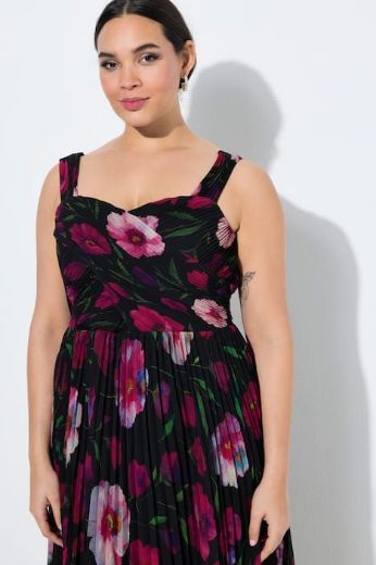 Moda za polnejše Haljina maxi  cvjetnog uzorka plus velikost, xxl, Ulla Popken in Johann Popken (JP1880)