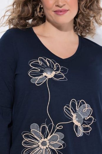 Moda za polnejše Majica 3/4 rukava plus velikost, xxl, Ulla Popken in Johann Popken (JP1880)