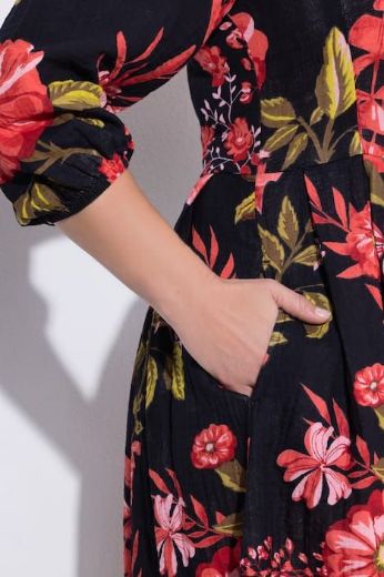 Moda za polnejše Haljina 3/4 rukava okrulog izreza plus velikost, xxl, Ulla Popken in Johann Popken (JP1880)