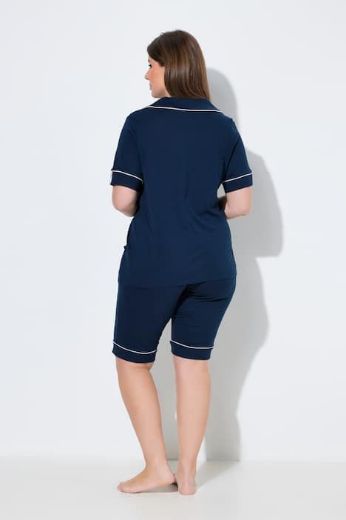 Moda za polnejše Pidžama kratkih rukava i kratkih nogavica plus velikost, xxl, Ulla Popken in Johann Popken (JP1880)