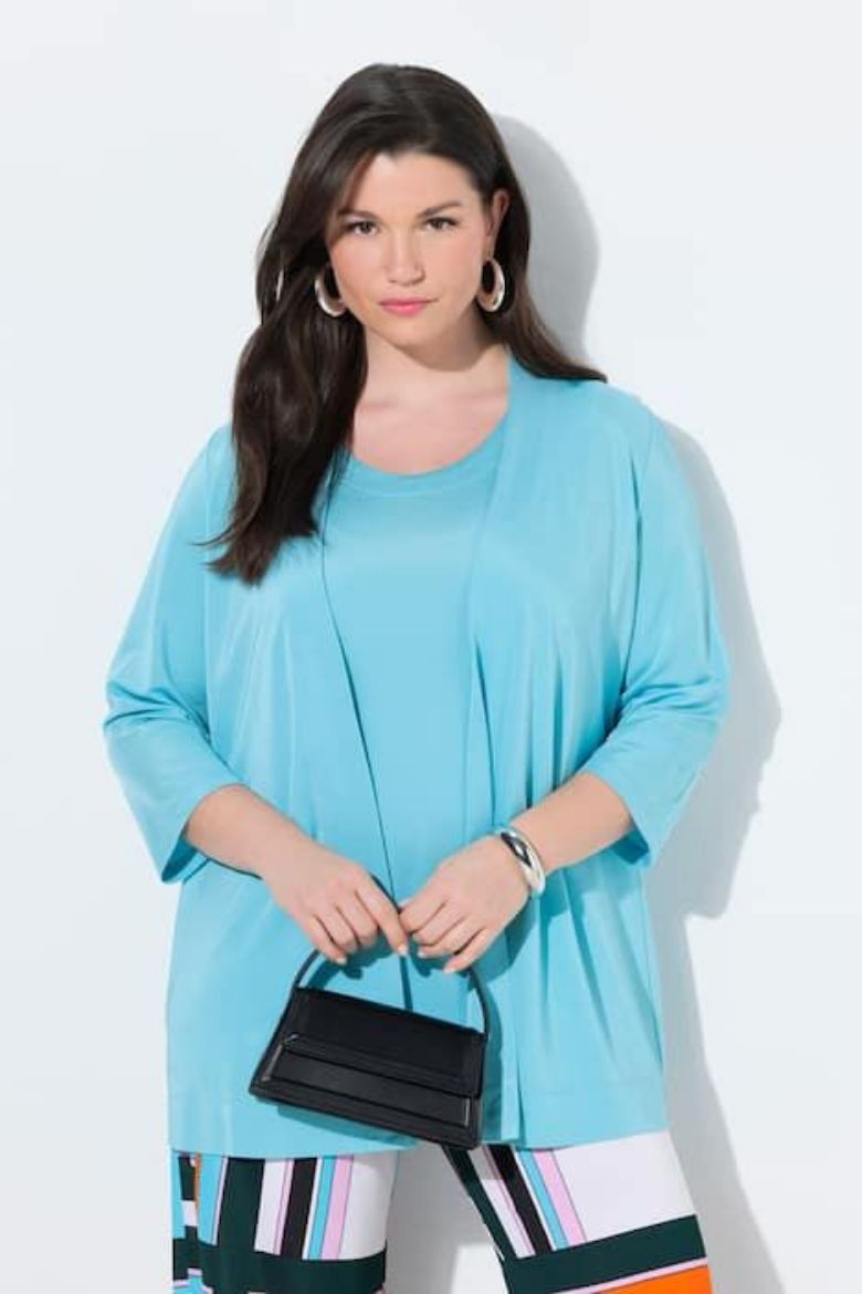 Moda za polnejše Sako 3/4 rukavi plus velikost, xxl, Ulla Popken in Johann Popken (JP1880)