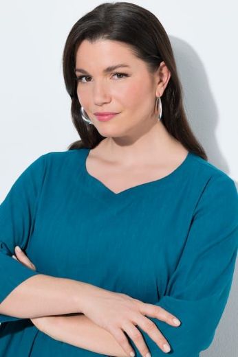 Moda za polnejše Bluza 3/4 rukava plus velikost, xxl, Ulla Popken in Johann Popken (JP1880)