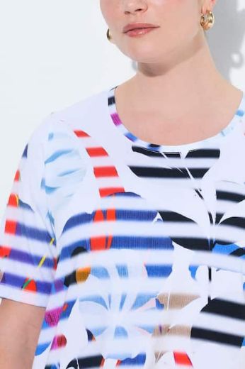 Moda za polnejše Majica kratkih rukava pamučna plus velikost, xxl, Ulla Popken in Johann Popken (JP1880)