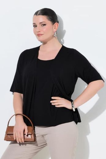 Moda za polnejše Majica kratkih rukava 2 u 1 plus velikost, xxl, Ulla Popken in Johann Popken (JP1880)