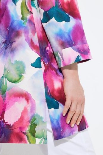 Moda za polnejše Sako 3/4 rukavi A kroja plus velikost, xxl, Ulla Popken in Johann Popken (JP1880)