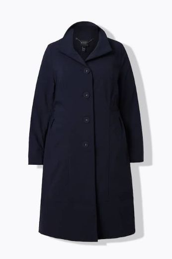 Moda za polnejše Kaput rastezljiv A kroja plus velikost, xxl, Ulla Popken in Johann Popken (JP1880)