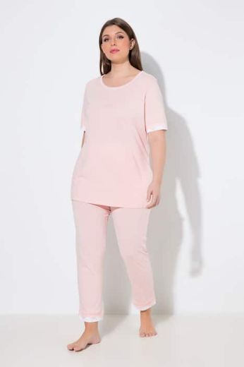 Moda za polnejše Pidžama kratkih rukava i dugih nogavica plus velikost, xxl, Ulla Popken in Johann Popken (JP1880)