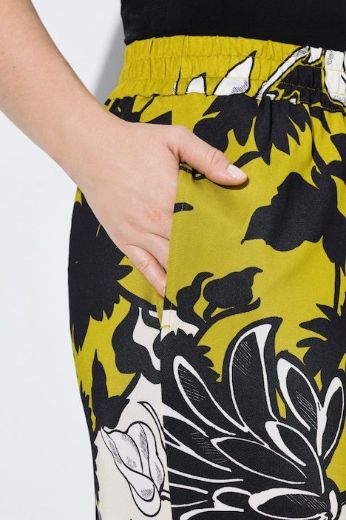 Moda za polnejše Hlače širokih nogavica cvjetnog uzorka plus velikost, xxl, Ulla Popken in Johann Popken (JP1880)