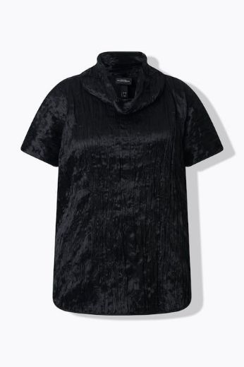 Moda za polnejše Bluza kratkih rukava s ovratnikom plus velikost, xxl, Ulla Popken in Johann Popken (JP1880)