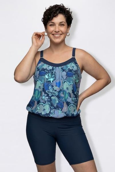 Slika Tankini mekanih košarica sa biciklističim hlačicama