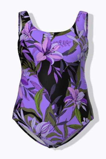 Moda za polnejše Kupaći kostim jednodijelni mekanih košarica plus velikost, xxl, Ulla Popken in Johann Popken (JP1880)