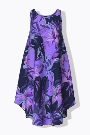 Moda za polnejše Haljina midi bez rukava plus velikost, xxl, Ulla Popken in Johann Popken (JP1880)